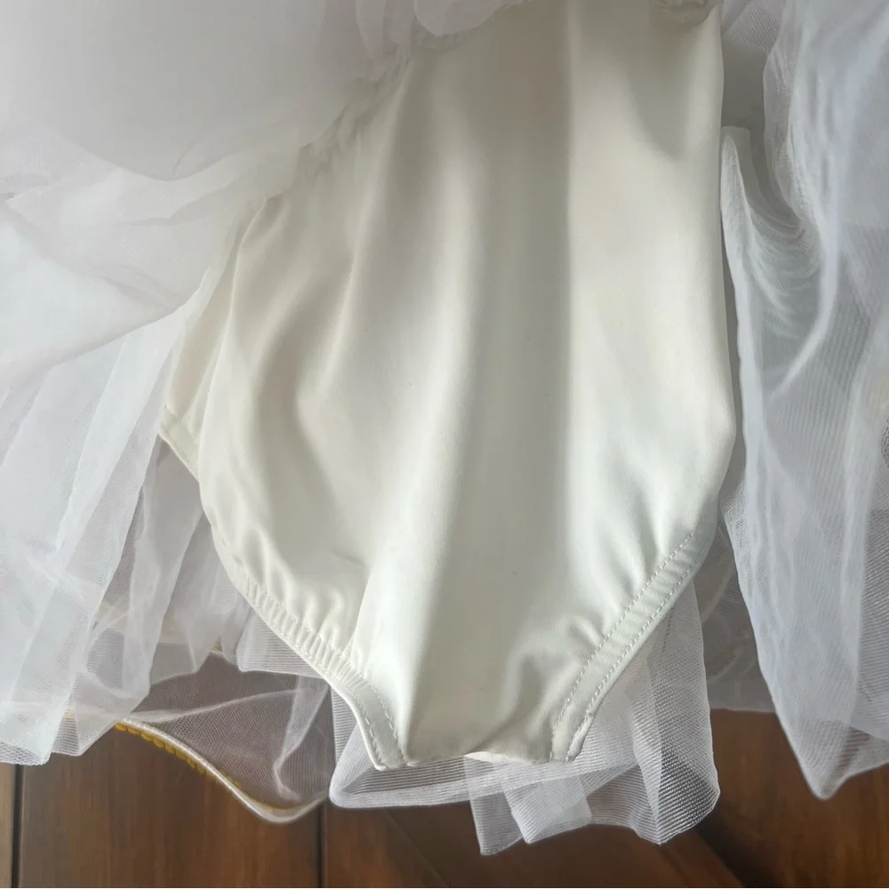 Weissman Gold and‎ White Sequin Girls SC Tutu Kids Costume Dress